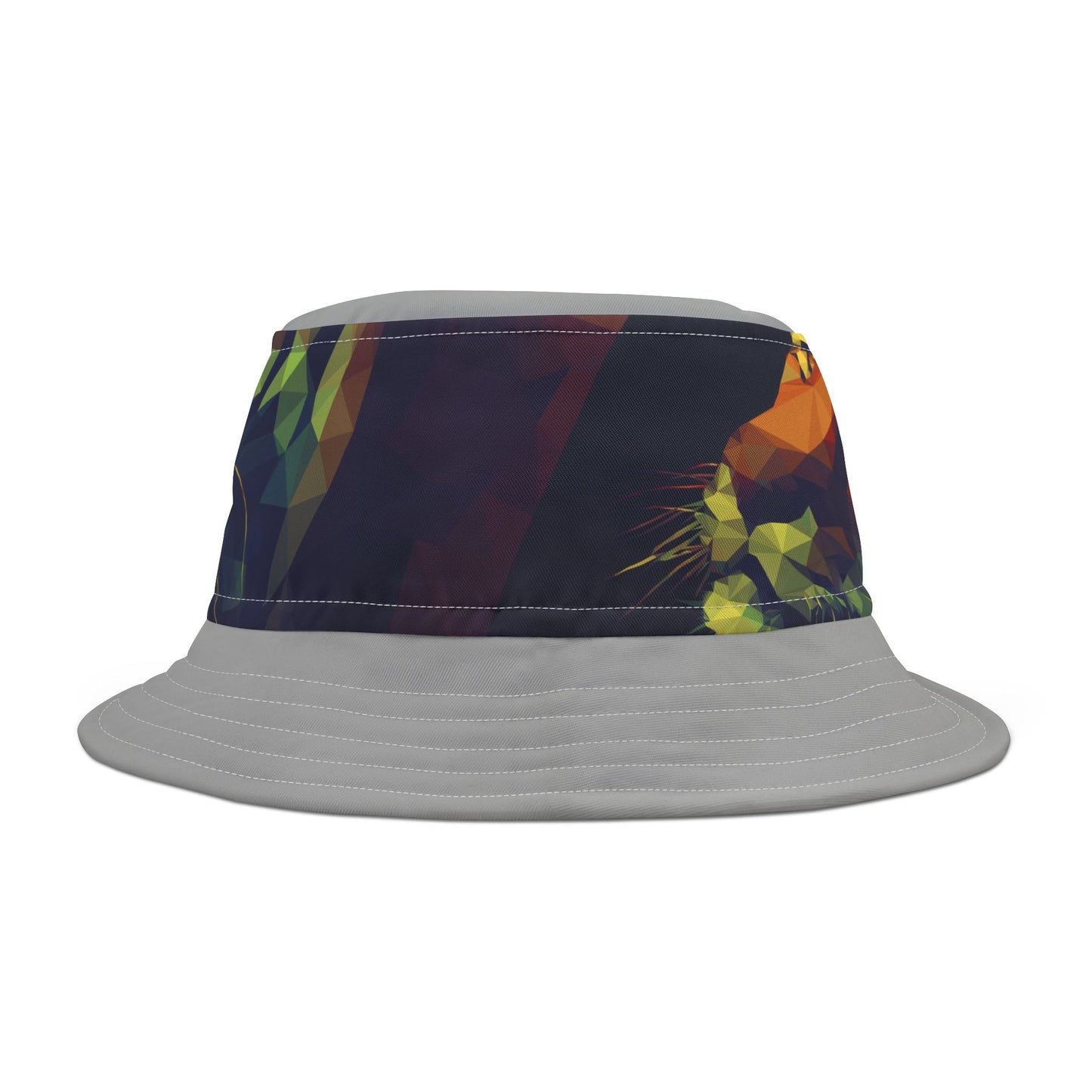 Vibrant Abstract Graphic Bucket Hat - Stylish & Trendy Summer Accessory