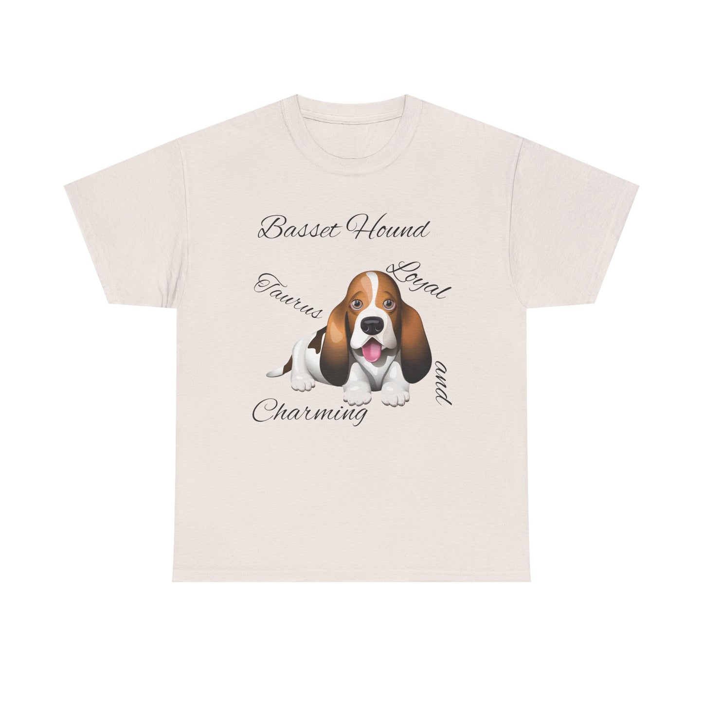 Cute Beagle Dog Graphic Unisex Heavy Cotton Tee