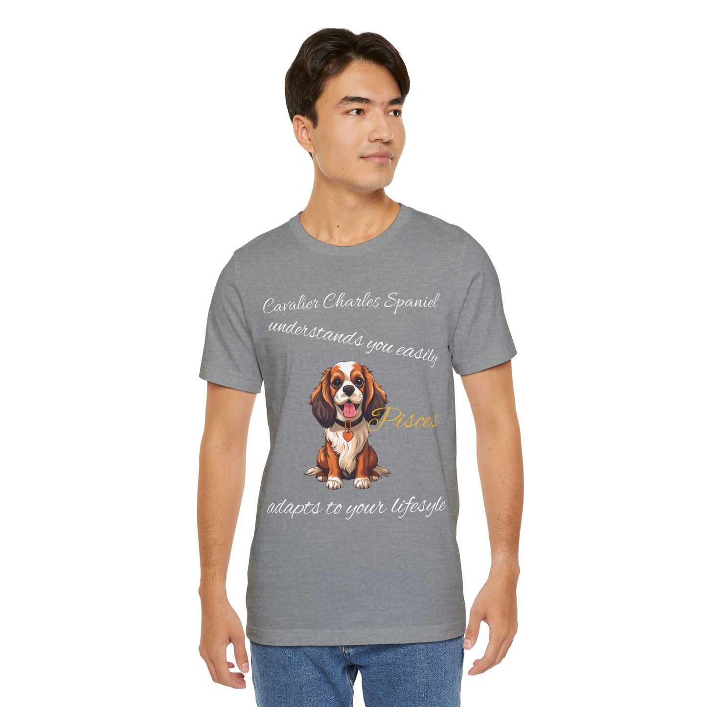 Cavalier Charles Spaniel Pisces T-Shirt - Perfect for Dog Lovers