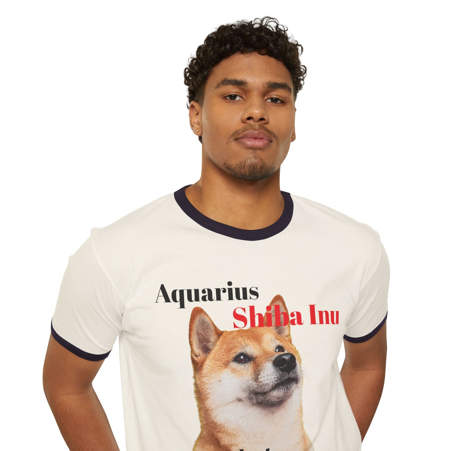Shiba Inu Astrology Ringer T-Shirt for Dog Lovers
