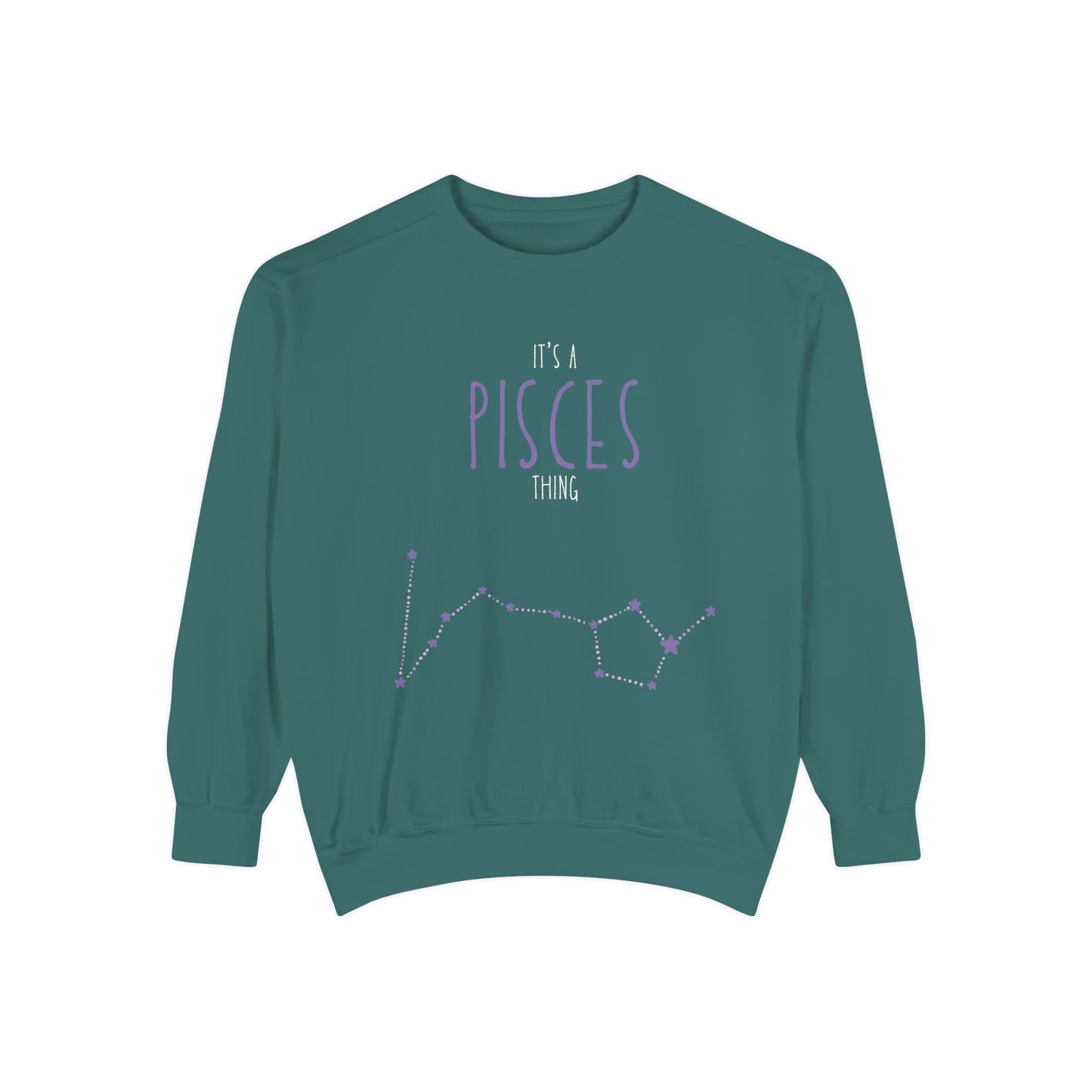 Pisces Zodiac Sweatshirt – Cozy Astrology Gift for Her, Unisex Pullover for Astrology Lovers, Birthday, Everyday Wear, Casual Style