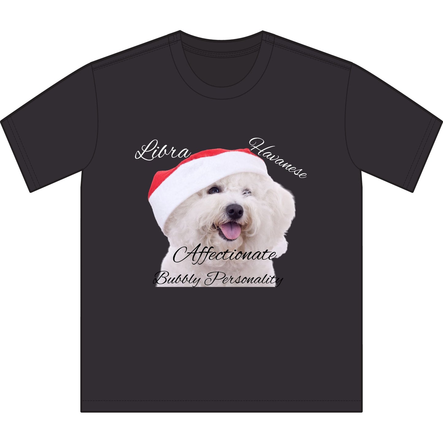 Libra Havanese Dog Lover Unisex Sueded T-Shirt - Affectionate & Bubbly Personality Gift