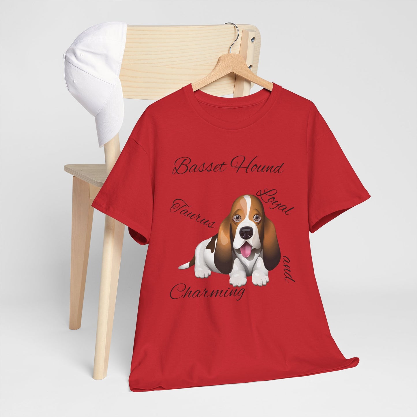 Cute Beagle Dog Graphic Unisex Heavy Cotton Tee