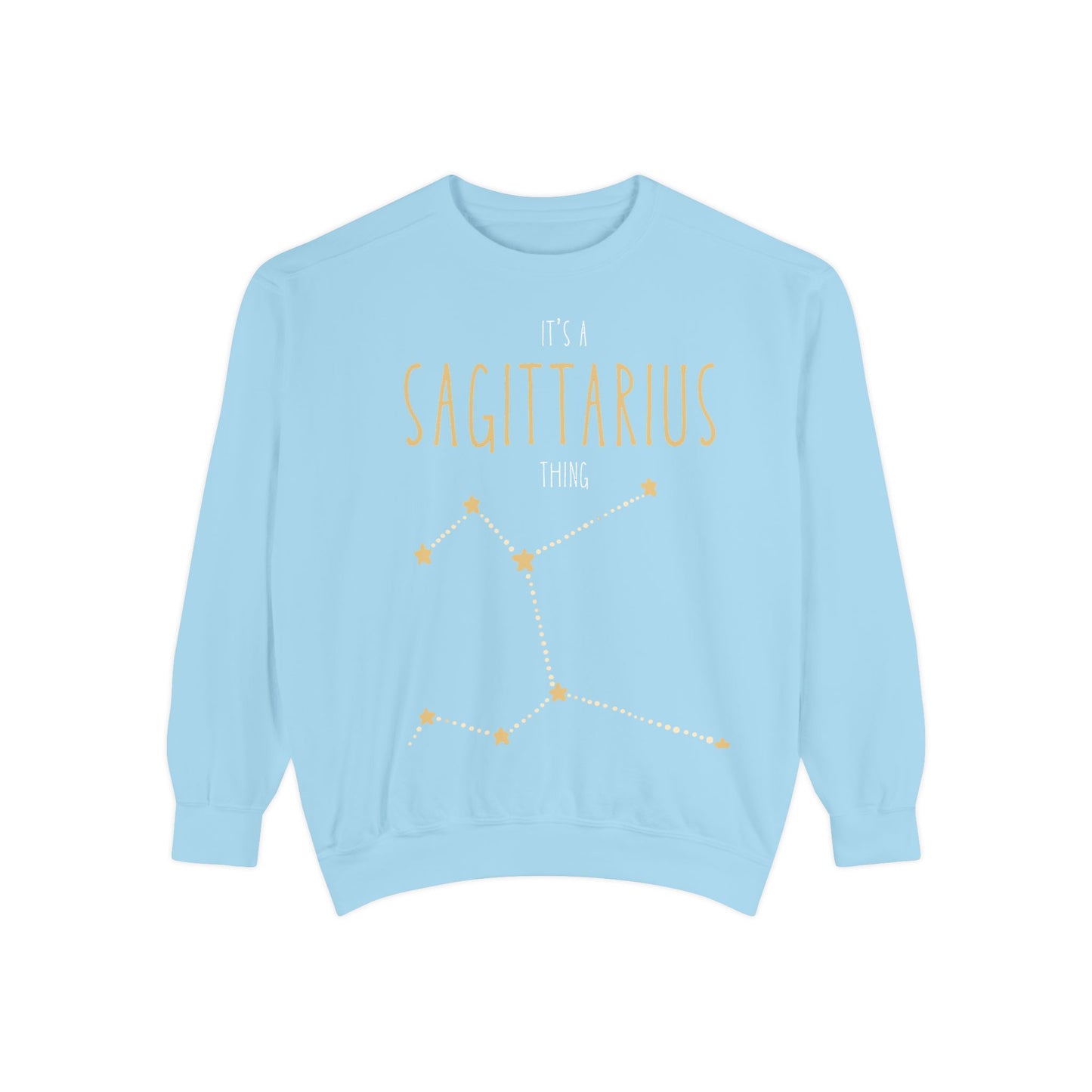 Sagittarius Constellation Sweatshirt | Unisex Garment-Dyed Apparel for Astrology Lovers, Cozy Astrology Gift, Birthday Gift, Zodiac Fashion