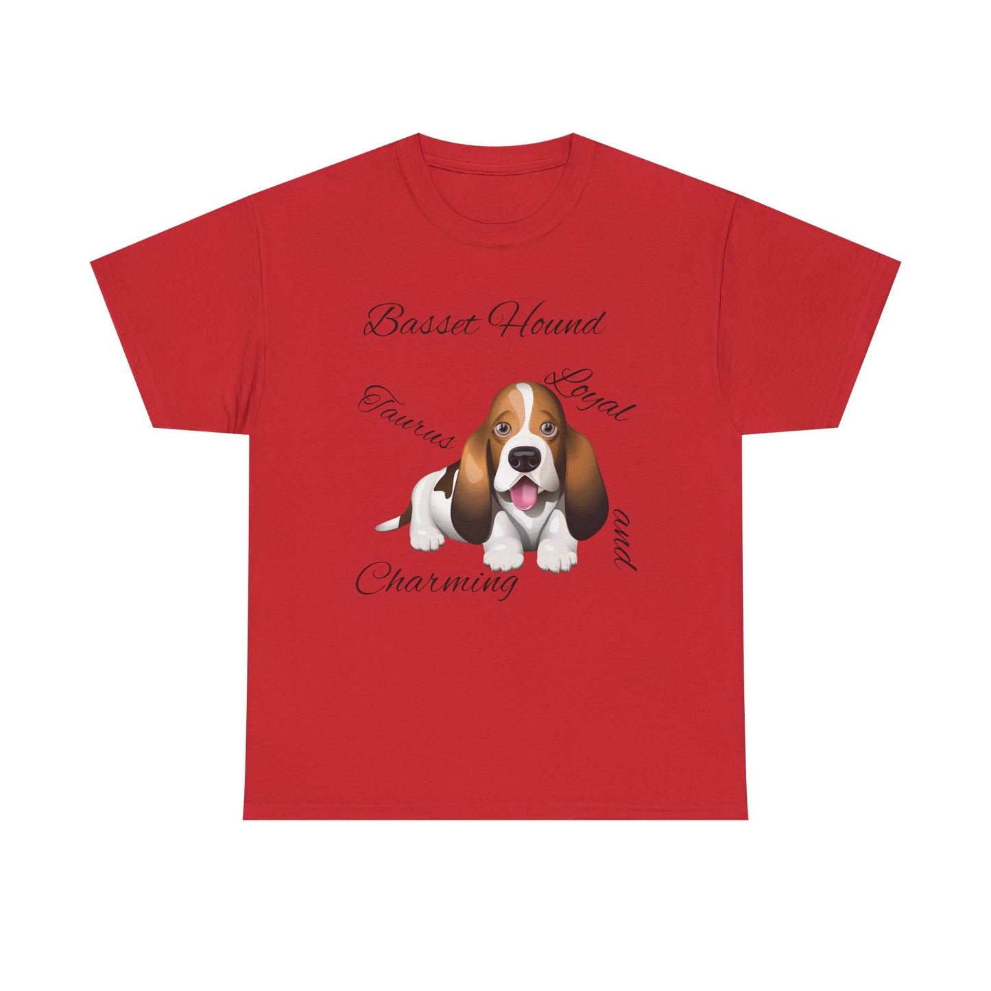 Cute Beagle Dog Graphic Unisex Heavy Cotton Tee