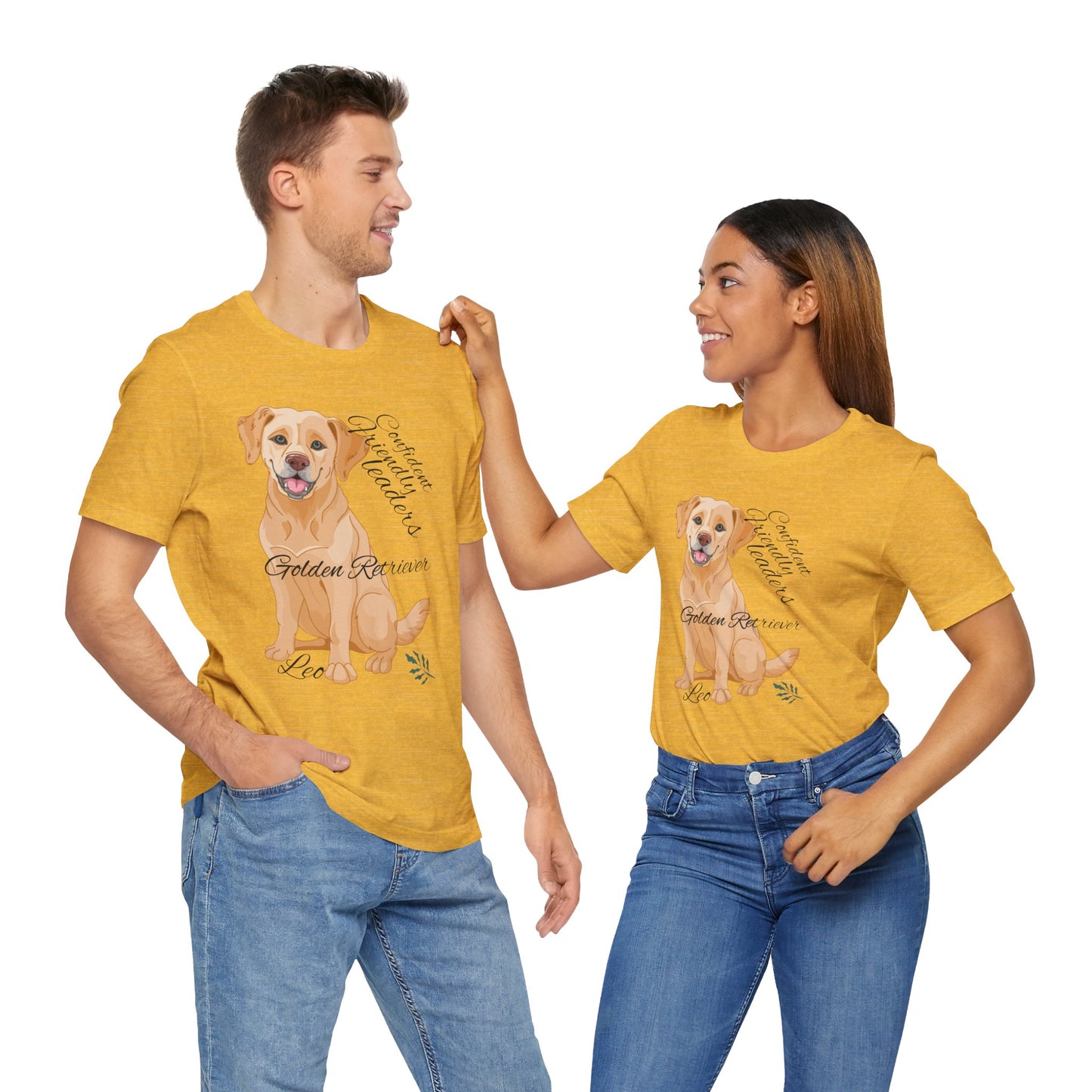 Golden Retriever Love Unisex Tee - Celebrate Your Furry Friend!