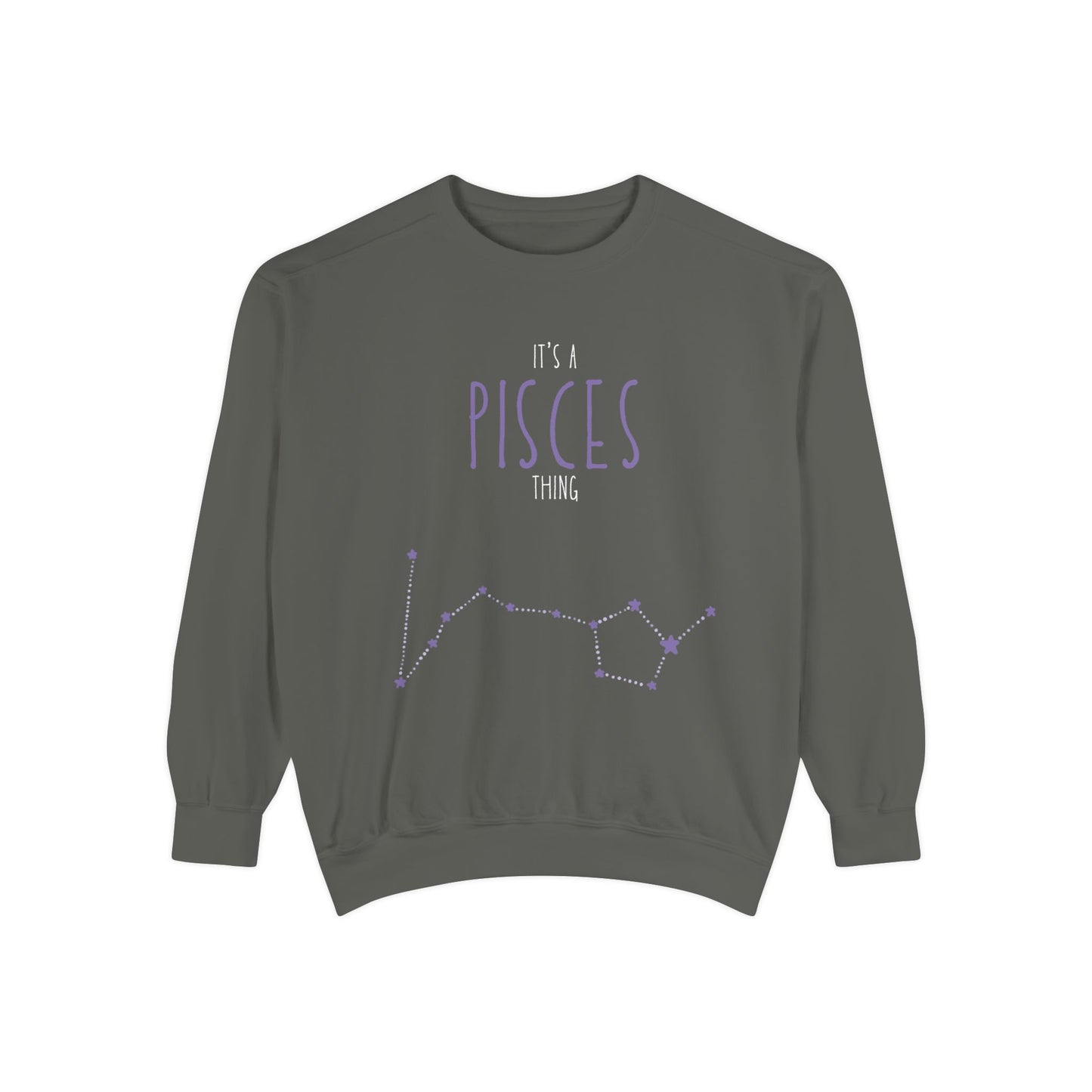 Pisces Zodiac Sweatshirt – Cozy Astrology Gift for Her, Unisex Pullover for Astrology Lovers, Birthday, Everyday Wear, Casual Style