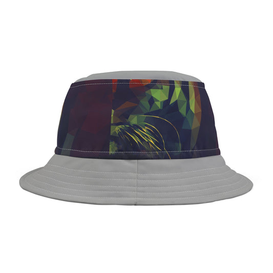 Vibrant Abstract Graphic Bucket Hat - Stylish & Trendy Summer Accessory