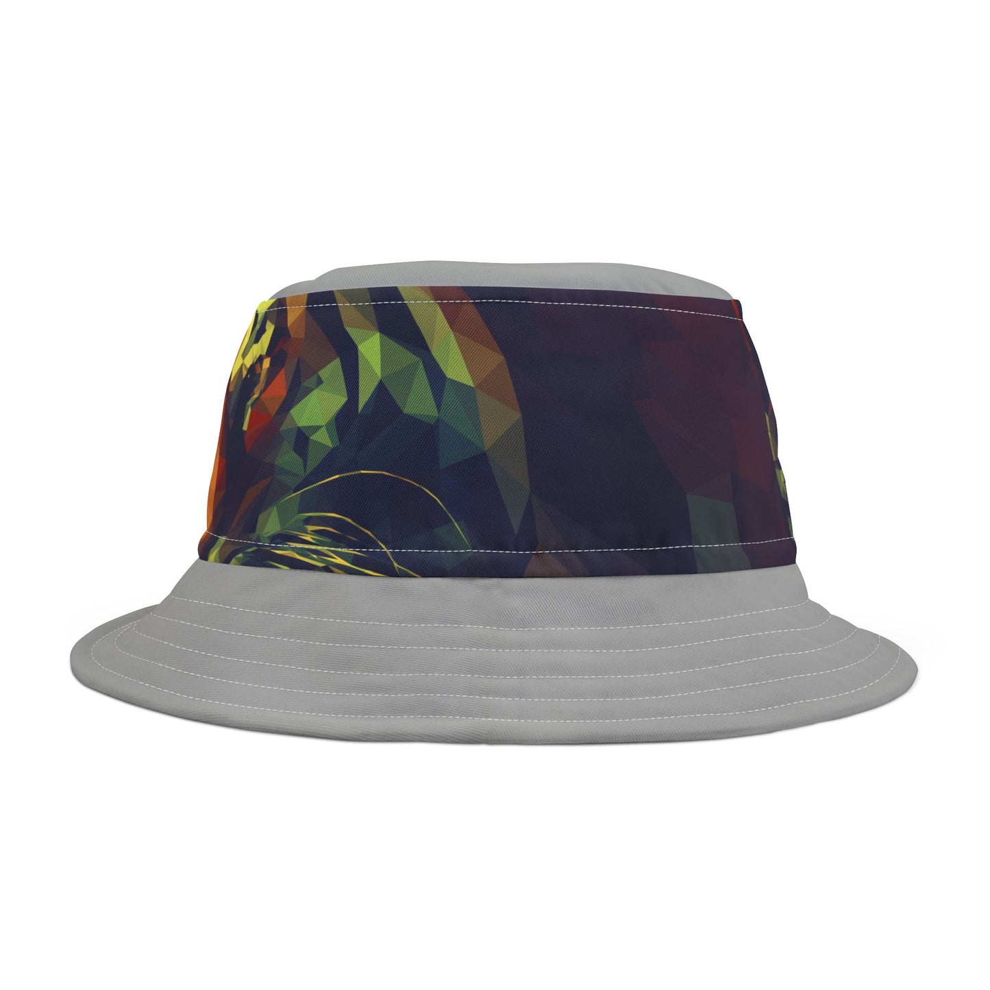Vibrant Abstract Graphic Bucket Hat - Stylish & Trendy Summer Accessory