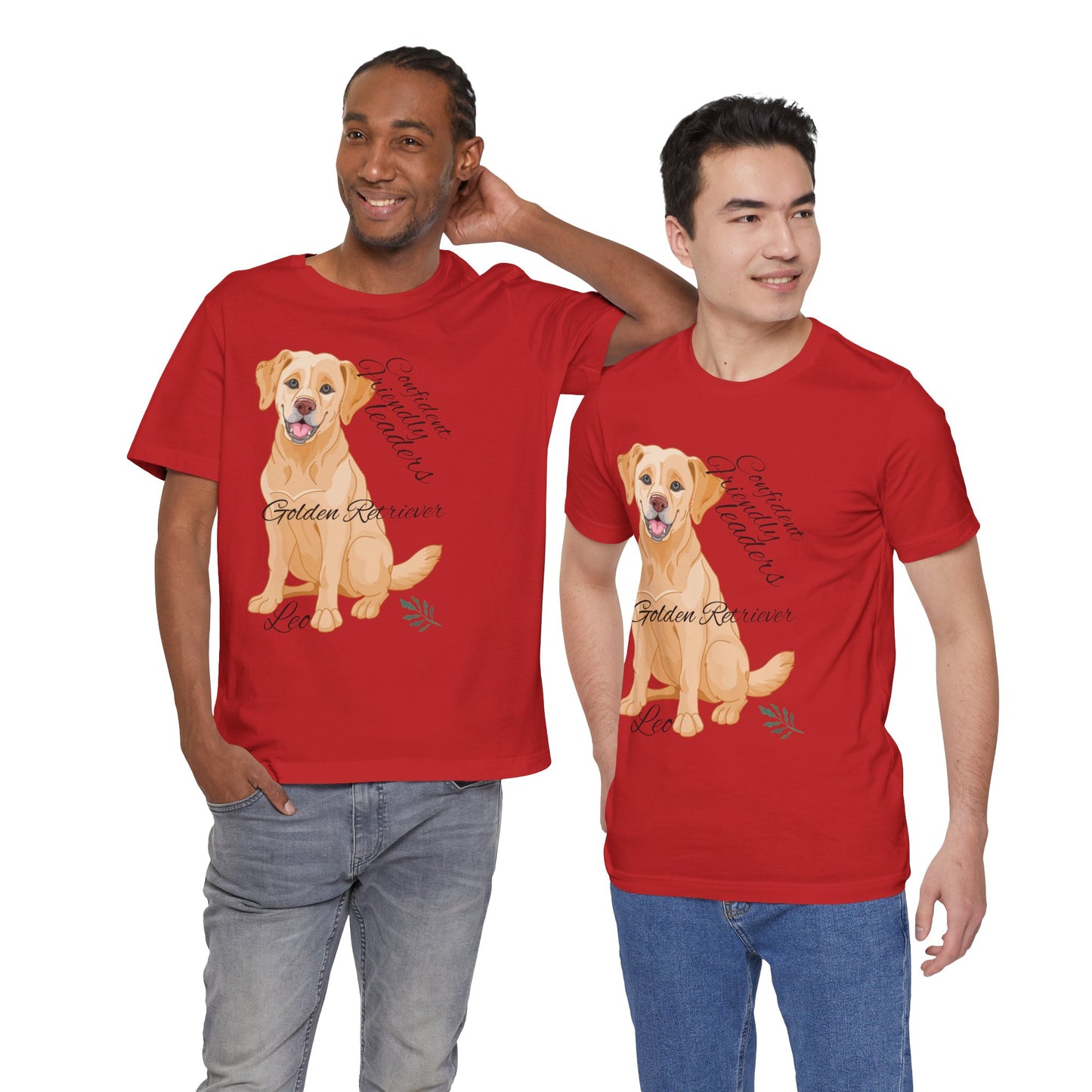 Golden Retriever Love Unisex Tee - Celebrate Your Furry Friend!