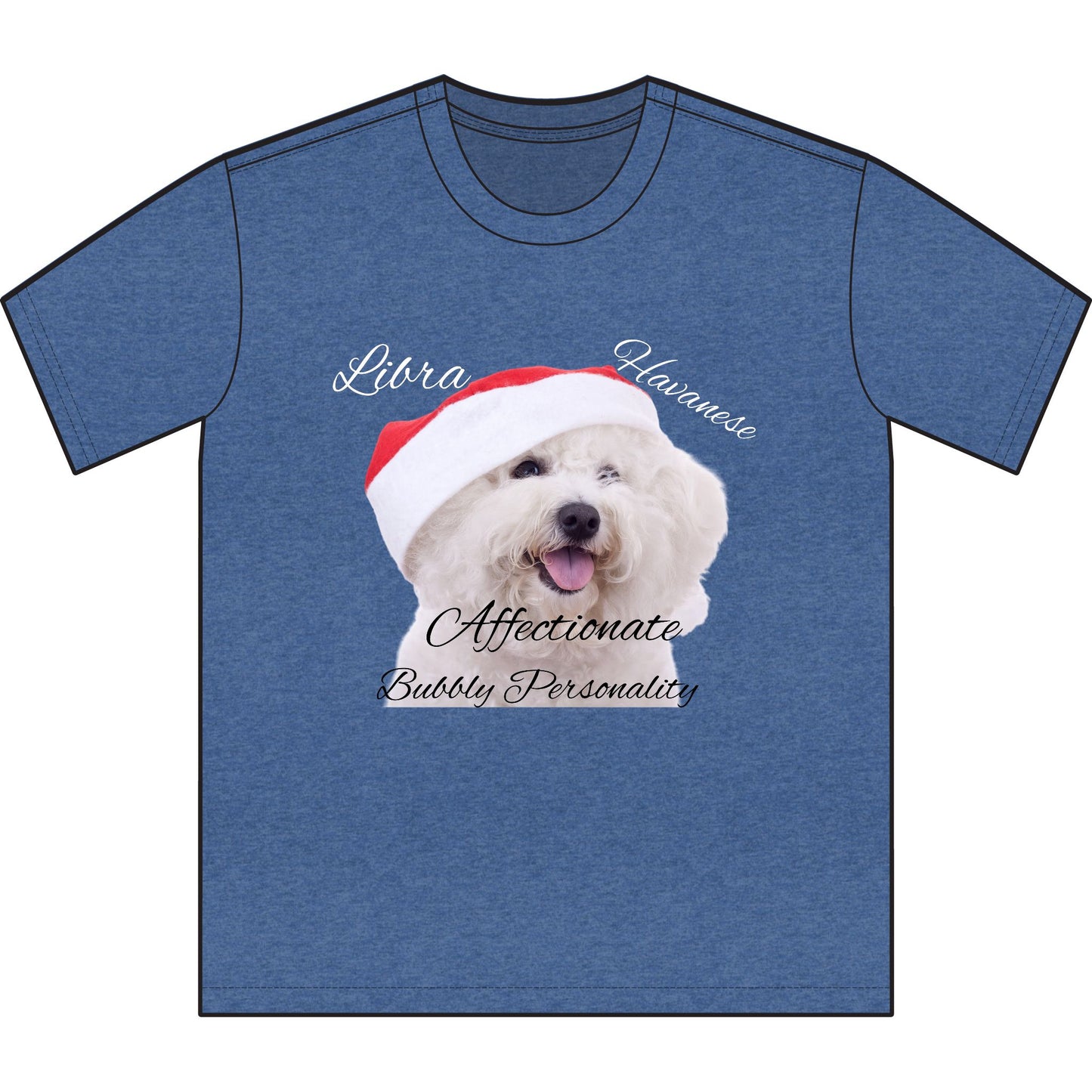 Libra Havanese Dog Lover Unisex Sueded T-Shirt - Affectionate & Bubbly Personality Gift