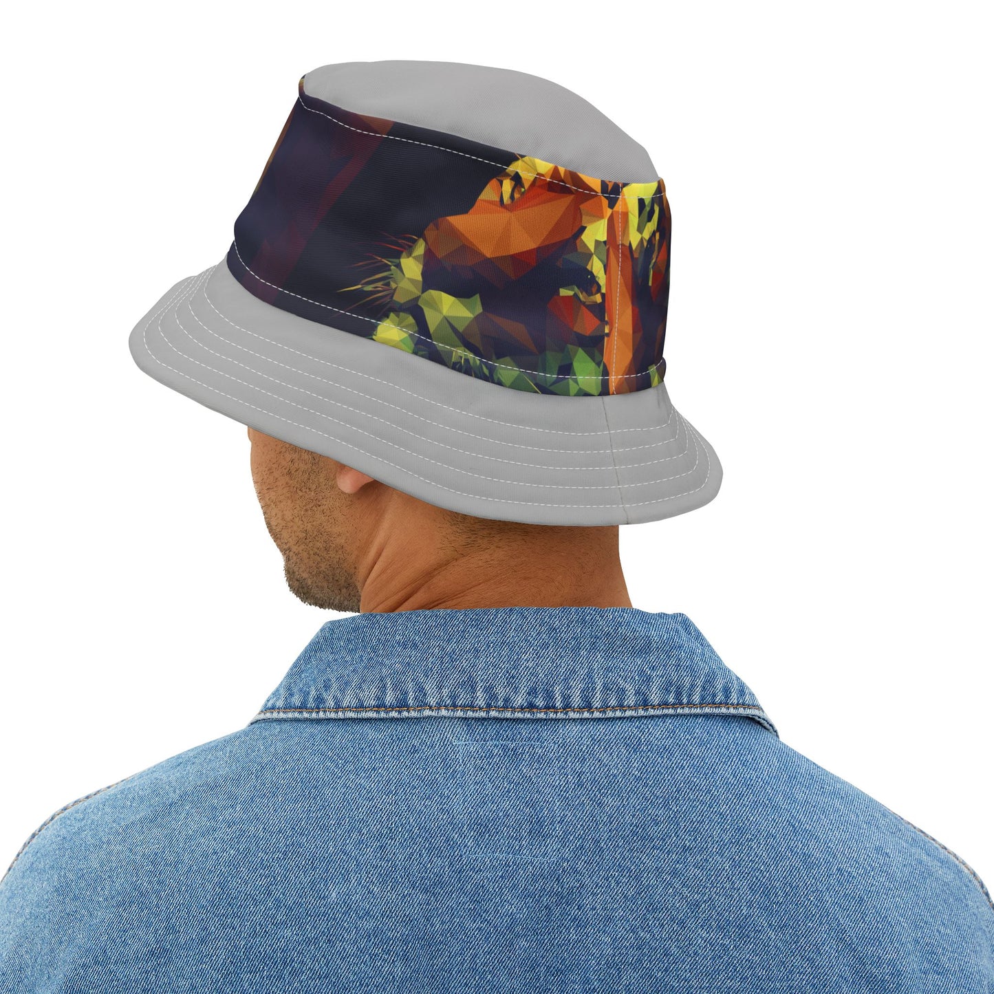 Vibrant Abstract Graphic Bucket Hat - Stylish & Trendy Summer Accessory