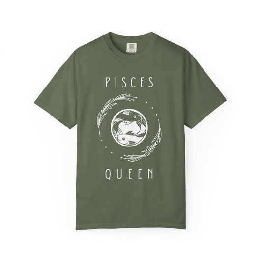 Pisces Queen T-Shirt, Astrology Tee, Zodiac Sign Apparel, Unique Gift for Her, Birthday Present, Casual Wear