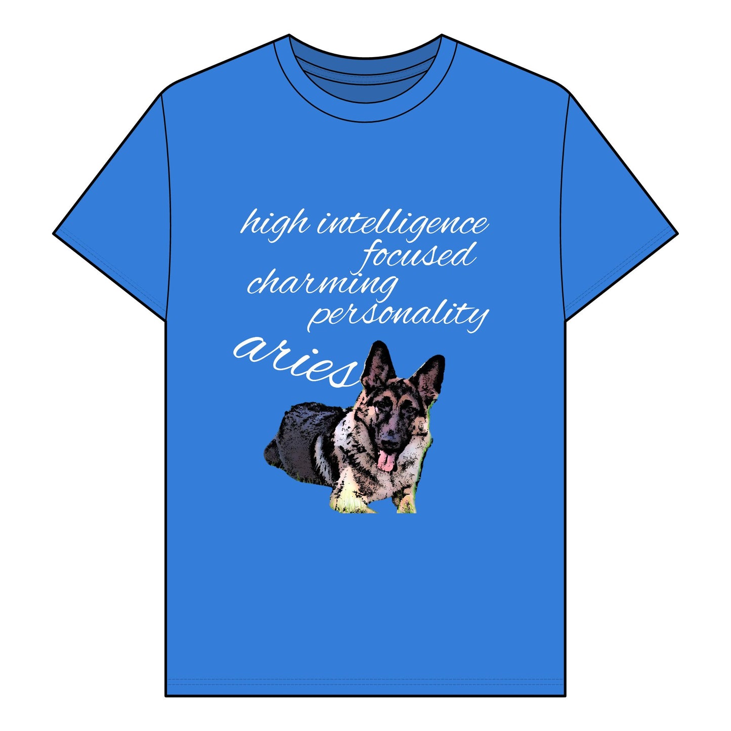 Unisex Organic T-Shirt - Adorable German Shepherd Design