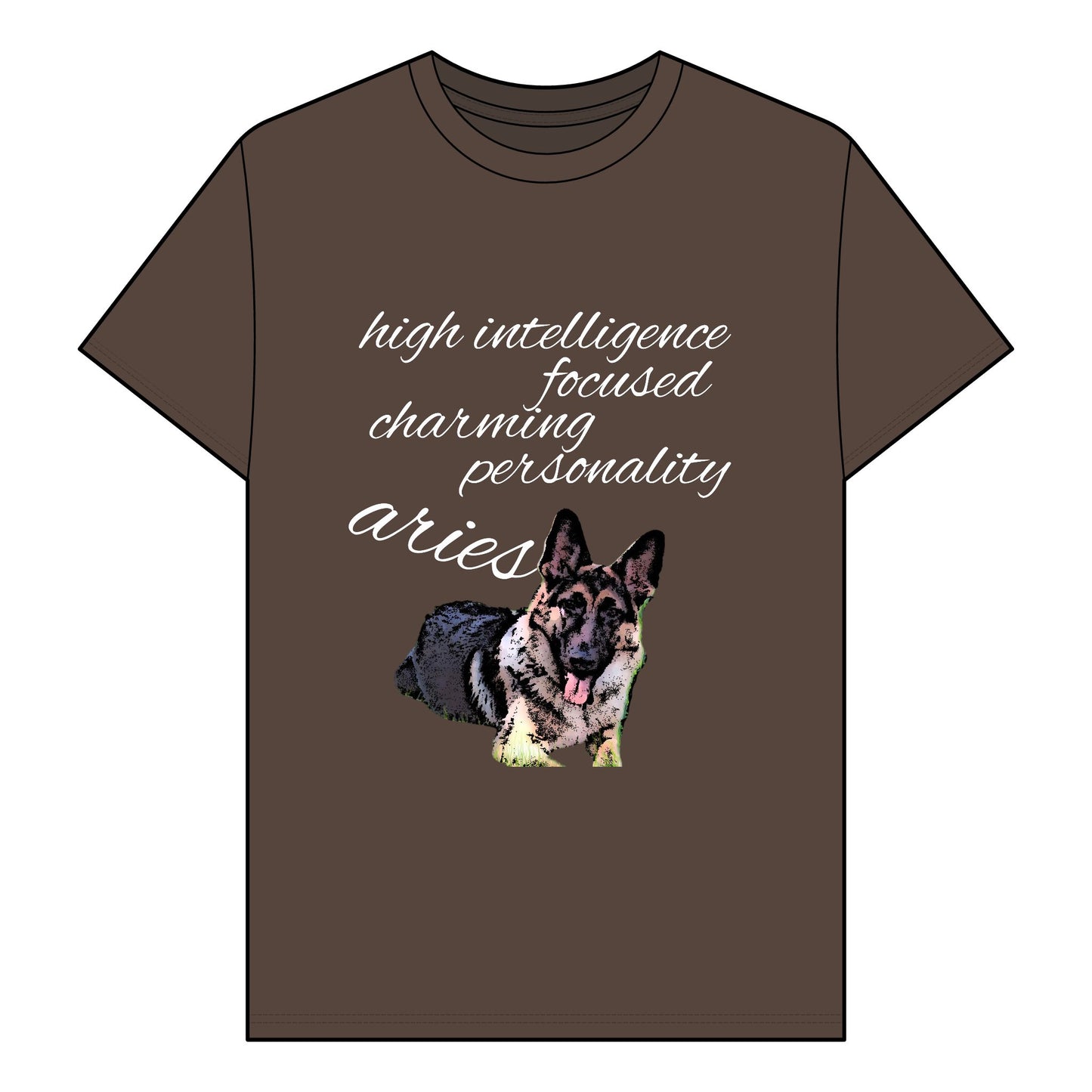 Unisex Organic T-Shirt - Adorable German Shepherd Design