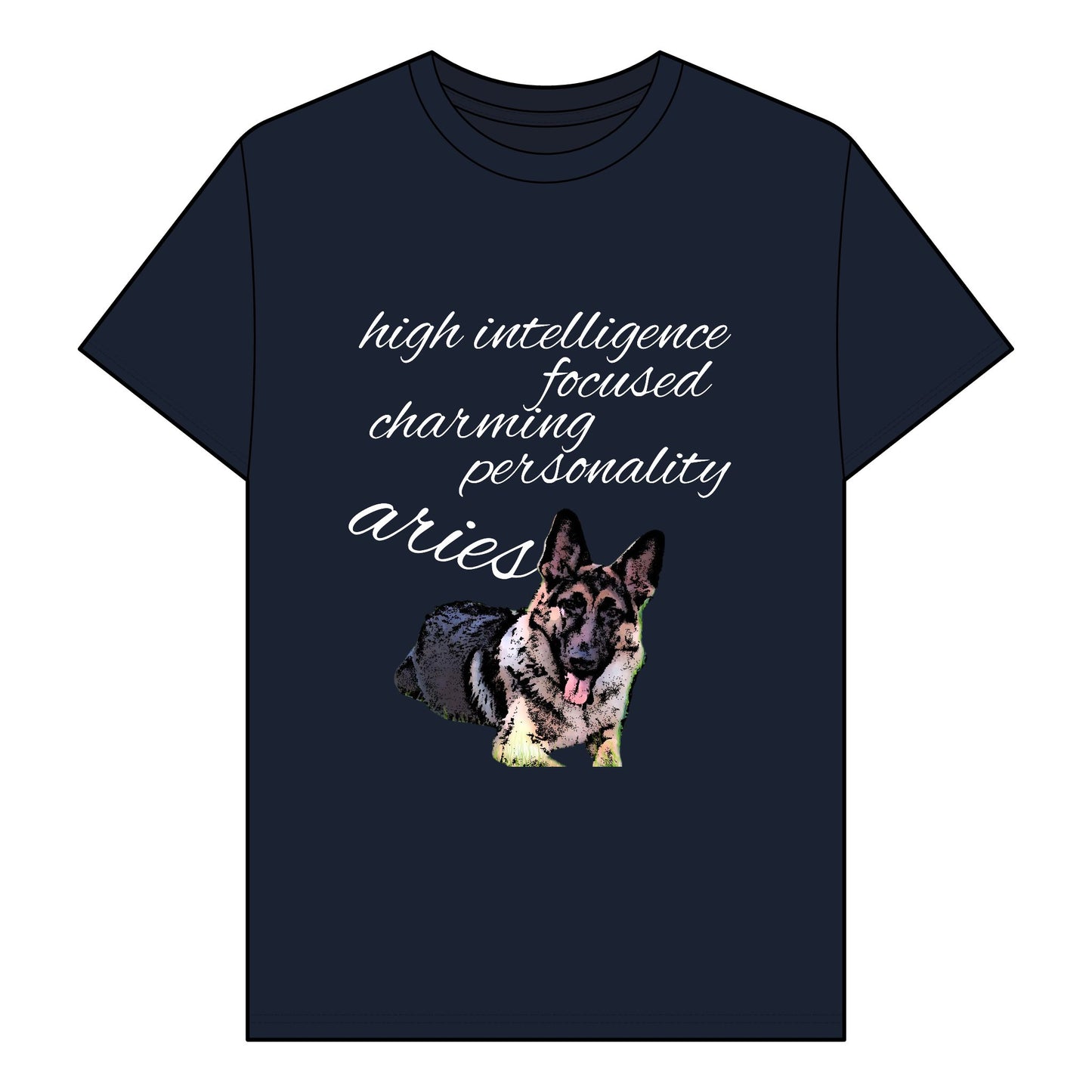 Unisex Organic T-Shirt - Adorable German Shepherd Design