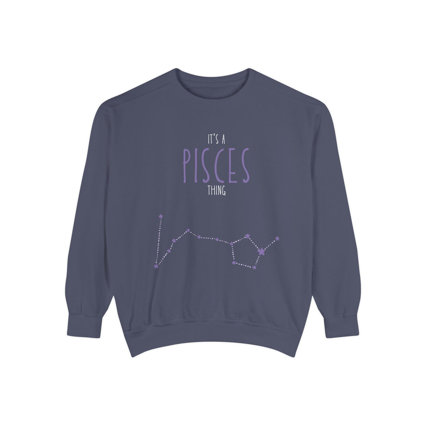 Pisces Zodiac Sweatshirt – Cozy Astrology Gift for Her, Unisex Pullover for Astrology Lovers, Birthday, Everyday Wear, Casual Style
