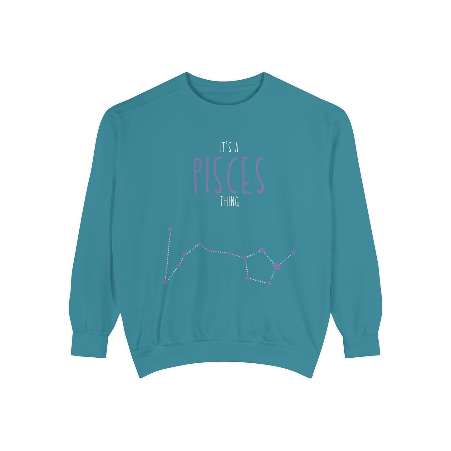 Pisces Zodiac Sweatshirt – Cozy Astrology Gift for Her, Unisex Pullover for Astrology Lovers, Birthday, Everyday Wear, Casual Style