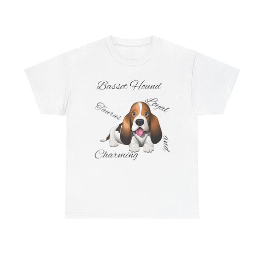 Cute Beagle Dog Graphic Unisex Heavy Cotton Tee