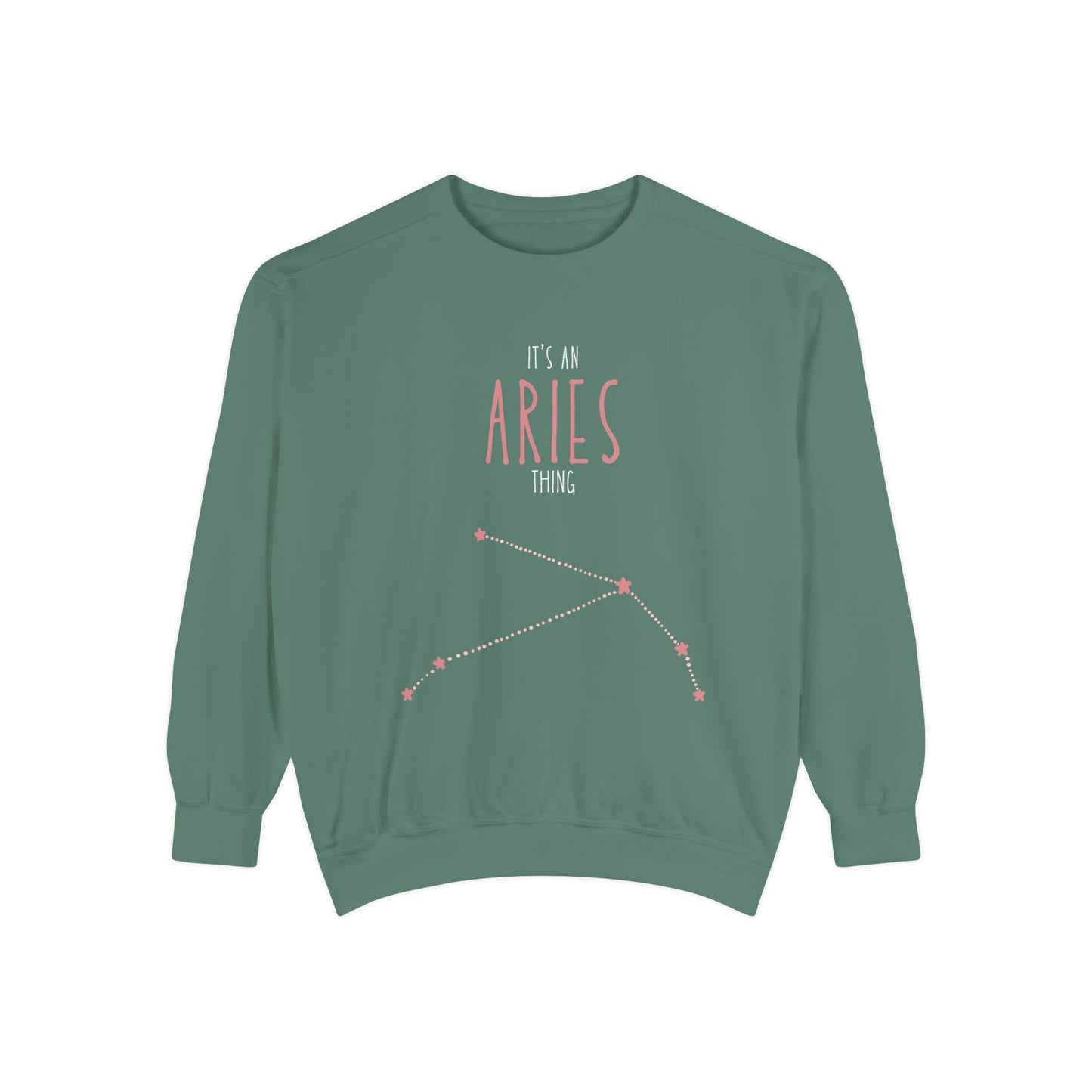 Aries Zodiac Sweatshirt, Astrology Gift, Unisex Casual Wear, Birthday Present for Aries, Cozy Layer for Astrology Lovers
