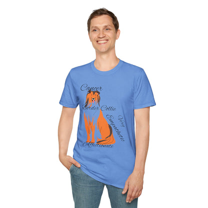 Border Collie Lover Unisex Softstyle T-Shirt - Express Your Affection for This Adorable Breed