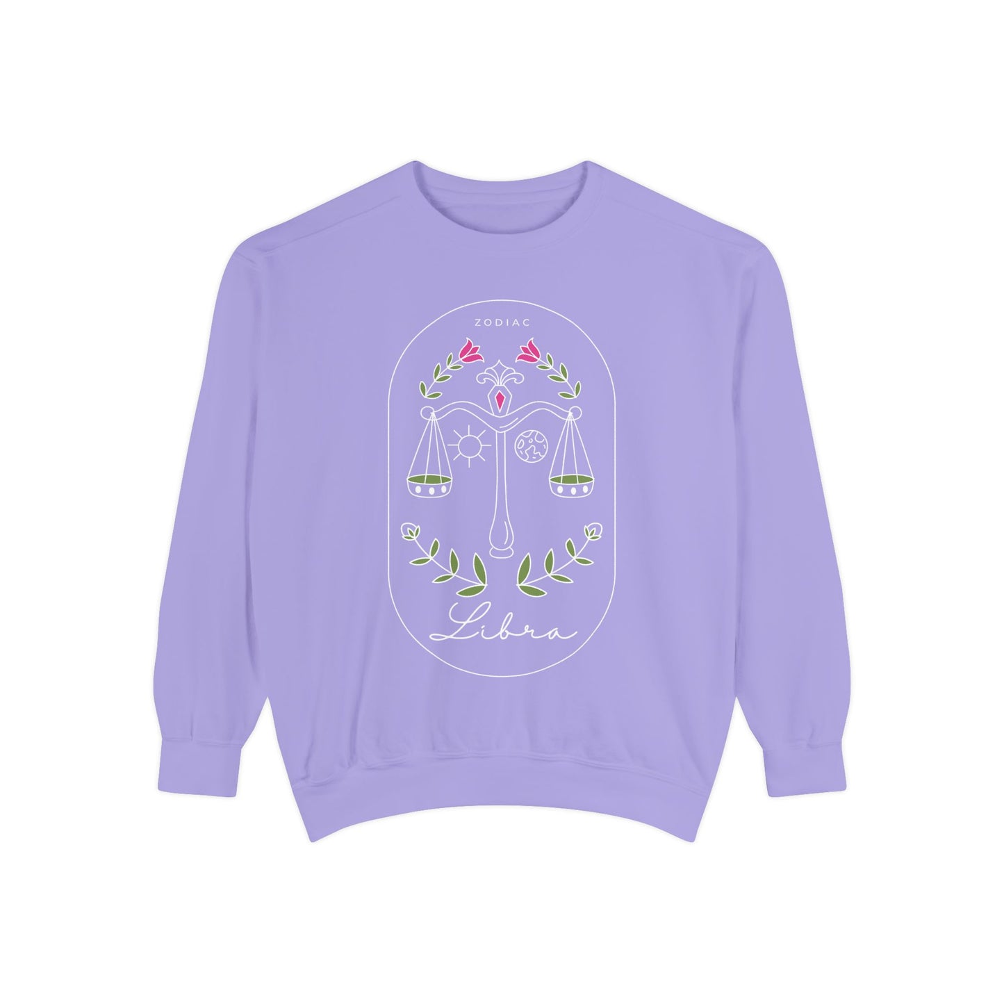 Libra Horoscope Sweatshirt - Cozy Astrology Gift, Unisex Pullover, Zodiac Fashion, Casual Wear, Horoscope Apparel, Birthday Gift