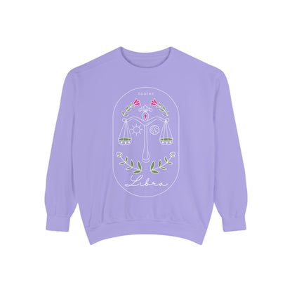 Libra Horoscope Sweatshirt - Cozy Astrology Gift, Unisex Pullover, Zodiac Fashion, Casual Wear, Horoscope Apparel, Birthday Gift