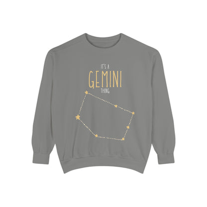 Gemini Sweatshirt, Zodiac Gift, Astrology Apparel, Unisex Pullover, Astrology Sweatshirt, Birthday Gift for Geminis