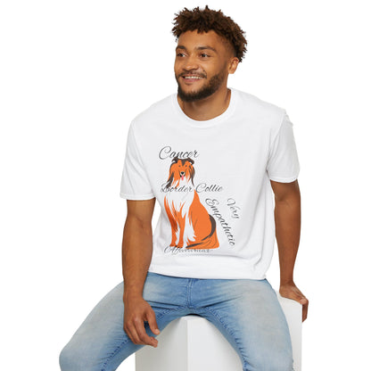 Border Collie Lover Unisex Softstyle T-Shirt - Express Your Affection for This Adorable Breed
