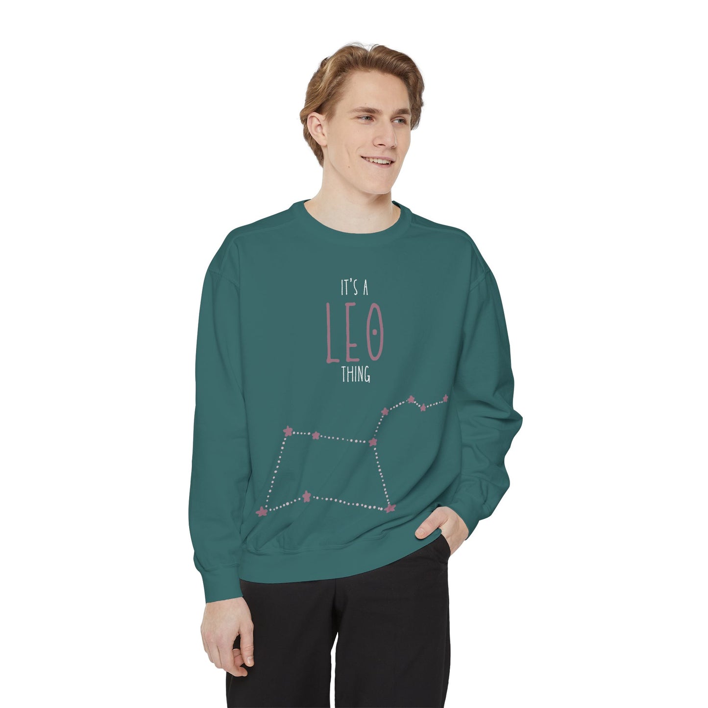 Leo Zodiac Sweatshirt, Astrology Gift, Horoscope Apparel, Unisex Fashion, Birthday Celebration, Cozy Layering