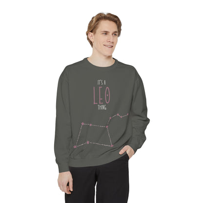 Leo Zodiac Sweatshirt, Astrology Gift, Horoscope Apparel, Unisex Fashion, Birthday Celebration, Cozy Layering