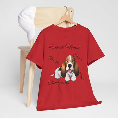 Cute Beagle Dog Graphic Unisex Heavy Cotton Tee