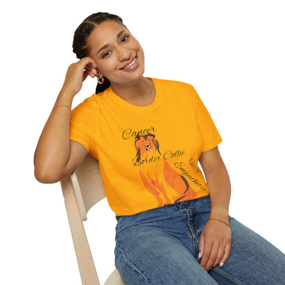 Border Collie Lover Unisex Softstyle T-Shirt - Express Your Affection for This Adorable Breed
