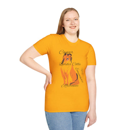 Border Collie Lover Unisex Softstyle T-Shirt - Express Your Affection for This Adorable Breed