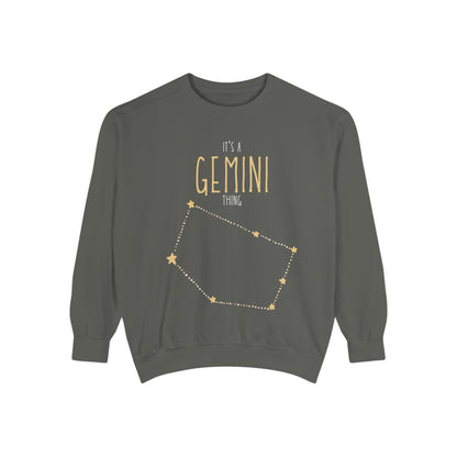 Gemini Sweatshirt, Zodiac Gift, Astrology Apparel, Unisex Pullover, Astrology Sweatshirt, Birthday Gift for Geminis