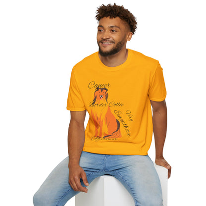 Border Collie Lover Unisex Softstyle T-Shirt - Express Your Affection for This Adorable Breed