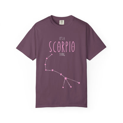 Scorpio Zodiac T-Shirt, Horoscope Tee, Gift for Scorpio, Astrology Shirt, Personalized Birthday Tee, Unisex Star Sign Apparel