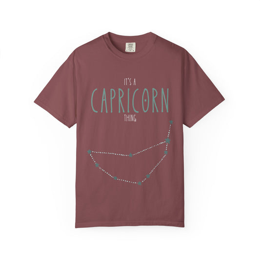 Capricorn Constellation T-shirt - Zodiac Sign Tee for Astrology Lovers, Birthday Gift, Unisex Garment-Dyed Tee, Horoscope Apparel, [...]