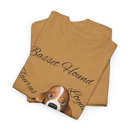 Cute Beagle Dog Graphic Unisex Heavy Cotton Tee