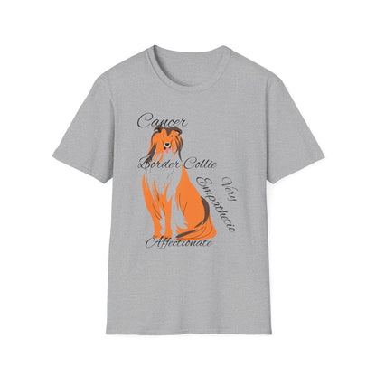 Border Collie Lover Unisex Softstyle T-Shirt - Express Your Affection for This Adorable Breed