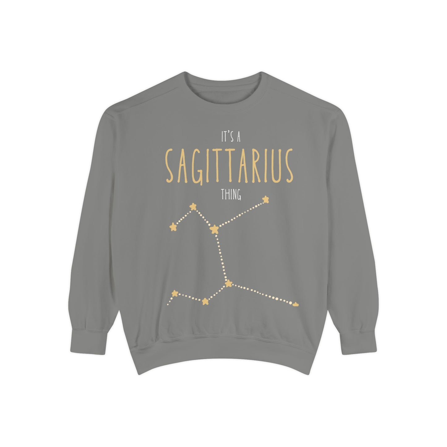 Sagittarius Constellation Sweatshirt | Unisex Garment-Dyed Apparel for Astrology Lovers, Cozy Astrology Gift, Birthday Gift, Zodiac Fashion