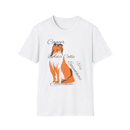 Border Collie Lover Unisex Softstyle T-Shirt - Express Your Affection for This Adorable Breed