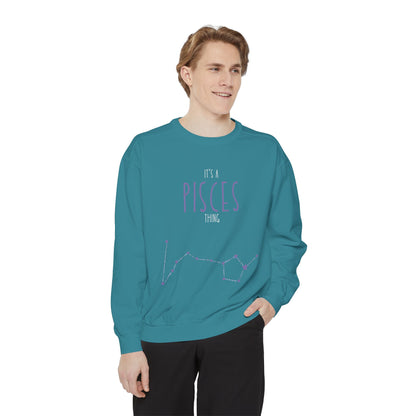 Pisces Zodiac Sweatshirt – Cozy Astrology Gift for Her, Unisex Pullover for Astrology Lovers, Birthday, Everyday Wear, Casual Style