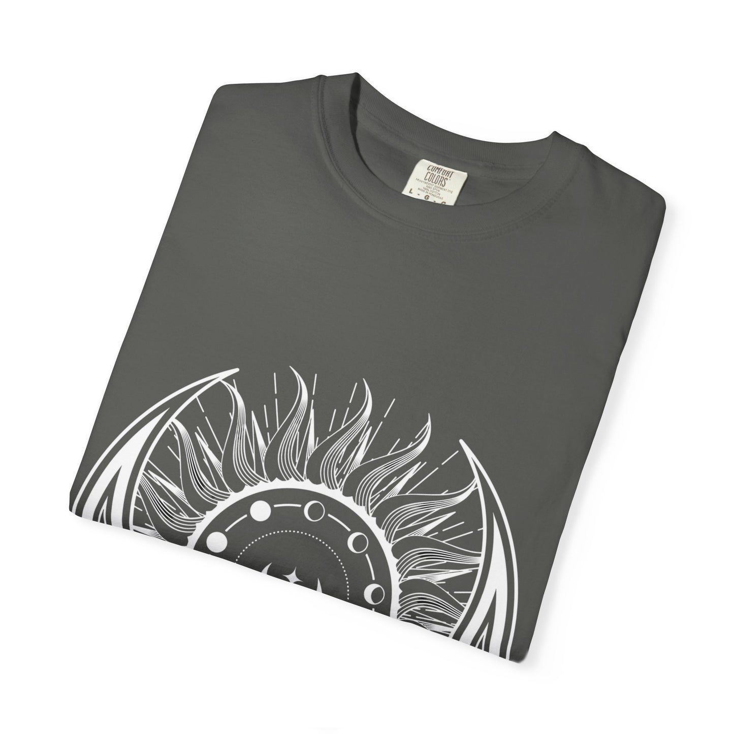Celestial Suns & Moons T-Shirt, Cosmic Graphic Tee, Unisex Space Shirt, Astrology Apparel, Horoscope Gift for Him/Her