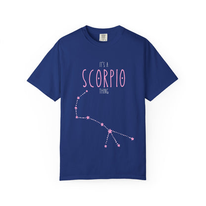 Scorpio Zodiac T-Shirt, Horoscope Tee, Gift for Scorpio, Astrology Shirt, Personalized Birthday Tee, Unisex Star Sign Apparel