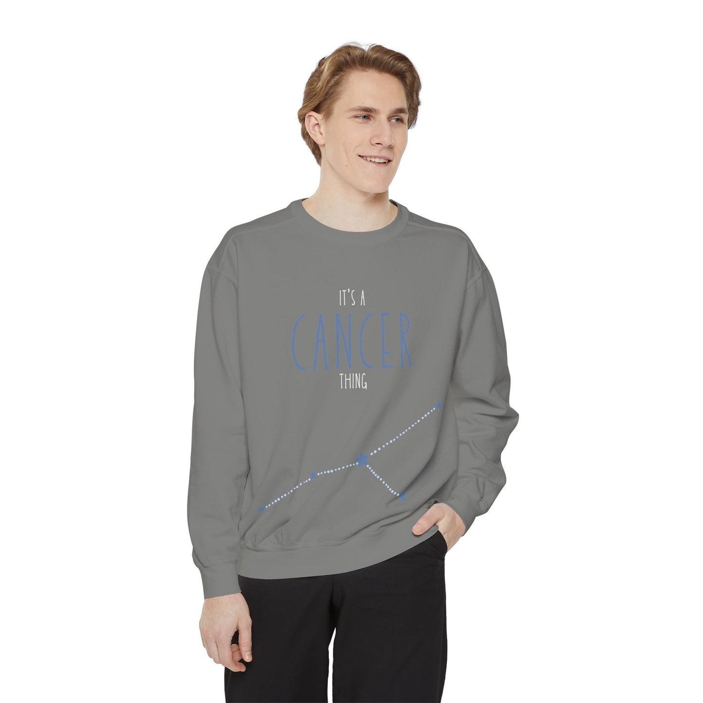 Casual Unisex Garment-Dyed Sweatshirt - It's a Family Thing, Cozy Crewneck, Trendy Pullover, Gift for Family Gatherings, Comfortable [...]