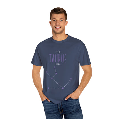 Taurus Constellation T-Shirt, Horoscope Tee, Astrology Gift, Zodiac Apparel, Birthday Celebration Wear, Star Sign Clothing