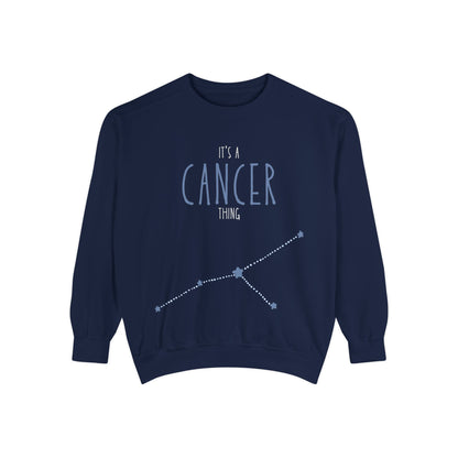 Casual Unisex Garment-Dyed Sweatshirt - It's a Family Thing, Cozy Crewneck, Trendy Pullover, Gift for Family Gatherings, Comfortable [...]