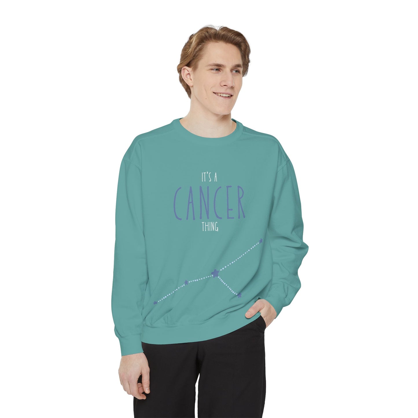 Casual Unisex Garment-Dyed Sweatshirt - It's a Family Thing, Cozy Crewneck, Trendy Pullover, Gift for Family Gatherings, Comfortable [...]