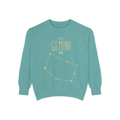 Gemini Sweatshirt, Zodiac Gift, Astrology Apparel, Unisex Pullover, Astrology Sweatshirt, Birthday Gift for Geminis